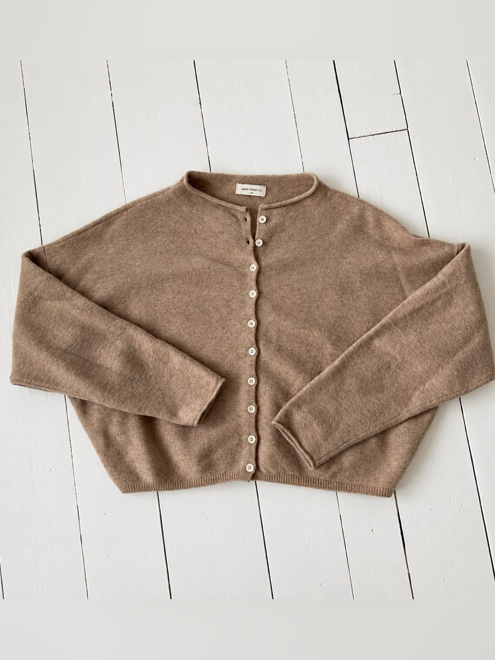 James Street Co Peri Shrunken Cardigan